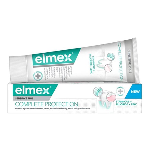„elmex® SENSITIVE PLUS COMPLETE PROTECTION“ dantų pasta