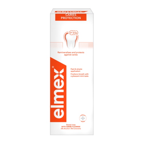 „elmex®“ burnos skalavimo skystis „CARIES PROTECTION“